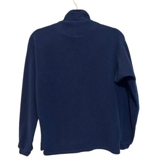 VTG Simms 1/2 Zip Fleece Pullover Men Small Navy Blue Fishing Outdoor - Picture 3 of 6